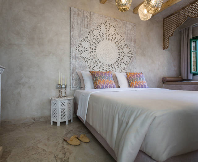Decan Concept Boutique Estate Hotel Rhodes Family Room Old Town View bed and amenities